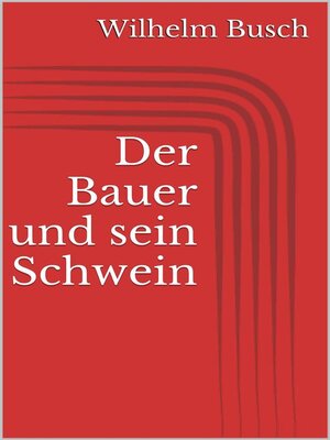 cover image of Der Bauer und sein Schwein